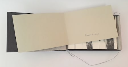 2e version du livre d'artiste "humeur du temps" par Viviane Michel