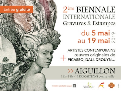 2e biennale internationale de la gravure à Aiguillon