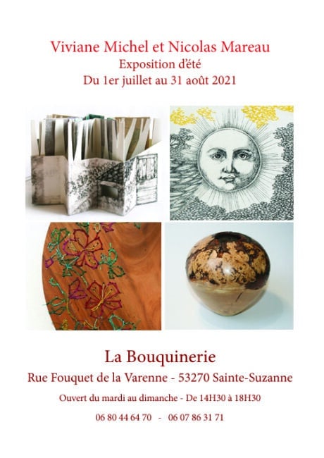 Actualités - Exposition à Sainte-Suzanne - Viviane Michel - Nicolas Mareau
