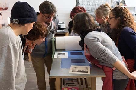 atelier de formation à la photogravure