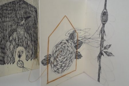 Livre d'artiste - "Jardin intérieur" - Viviane Michel